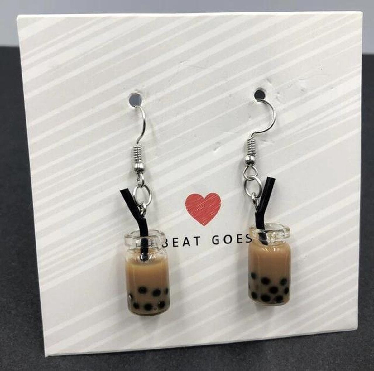 Bubble tea Boba Schattige Asian Japanese Korean Asianfood Oorbellen | Grappig Trendy Leuk | Budget Valentijnscadeau voor haar | Verjaardag vriendin