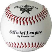 Benson - LGB85 - Leren Honkbal - Jeugd - Wedstrijdhonkbal - Trainingshonkbal - Wit - 8