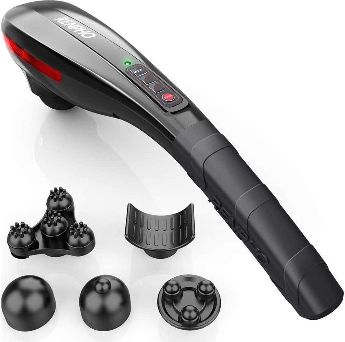 Massager oplaadbare draadloze handheld massager - draagbare draadloze elektrische percussie full body diepe tissue massager voor spieren