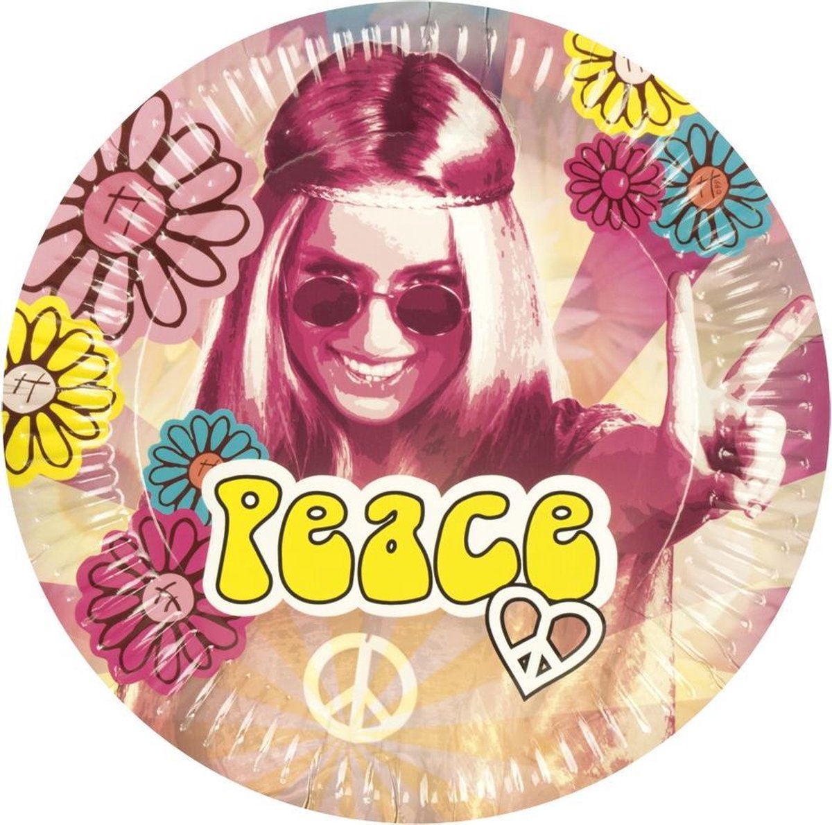 Hippie Bordjes 23cm - 6 stuks