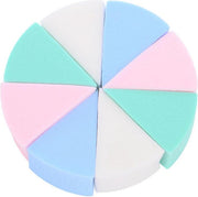 make-up spons (set van 8) foundation brush driehoek