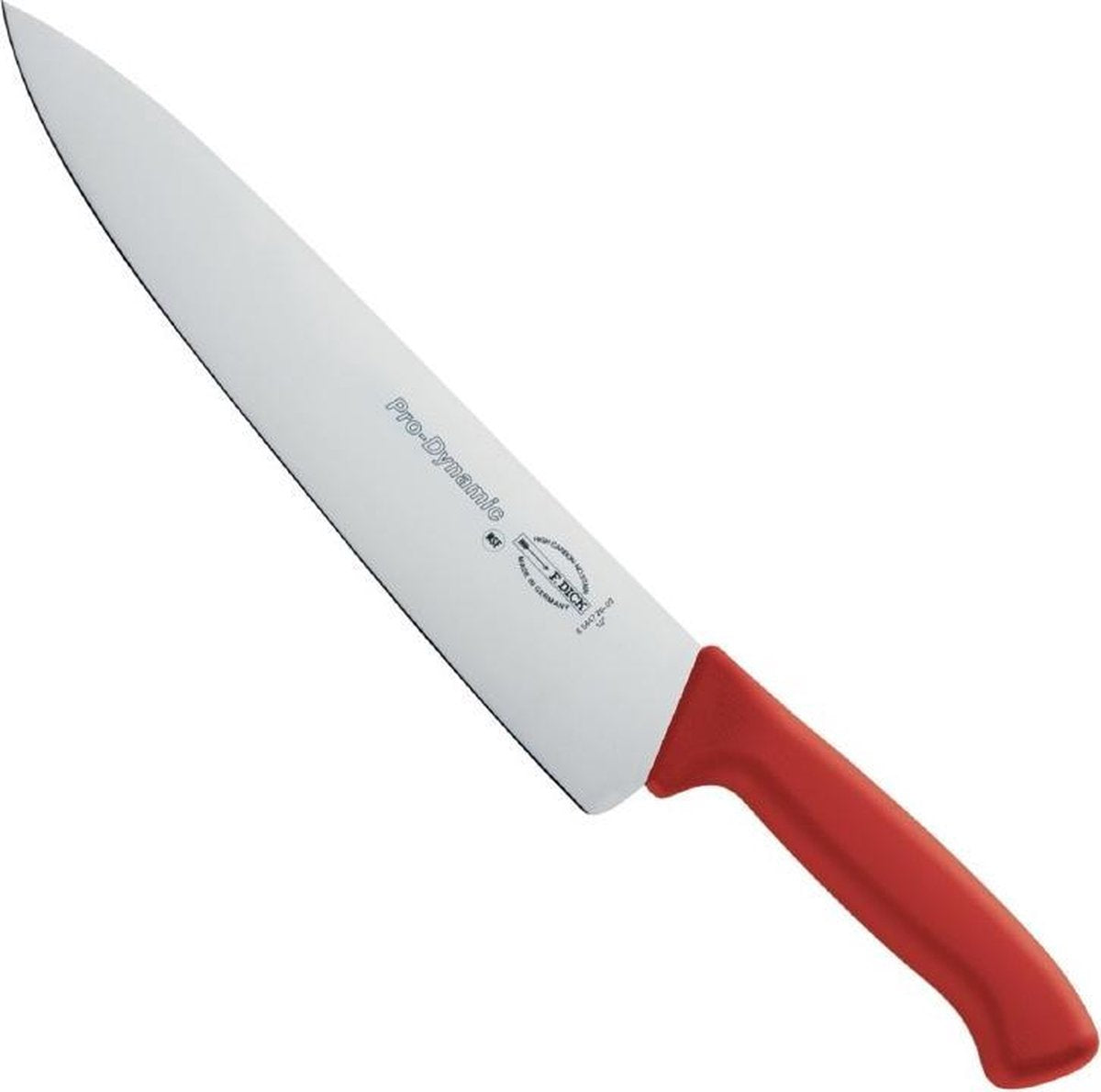 Dick koksmes 25.5cm kleurcode rood