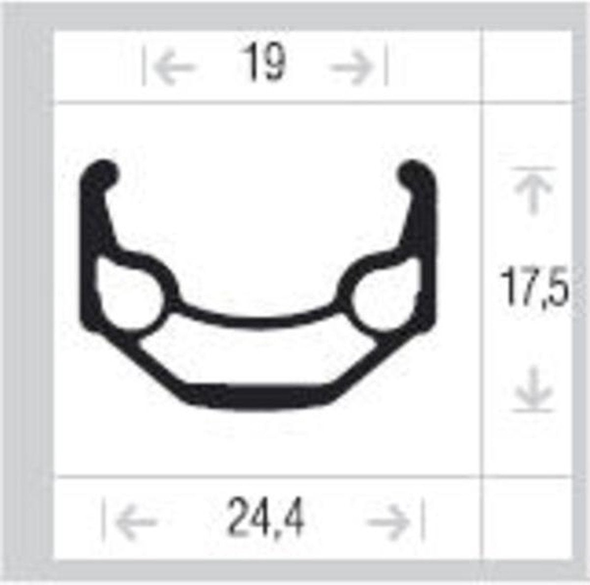 Vredestein - Tube - 700 X 23C /23-622 - Zwart/Beige