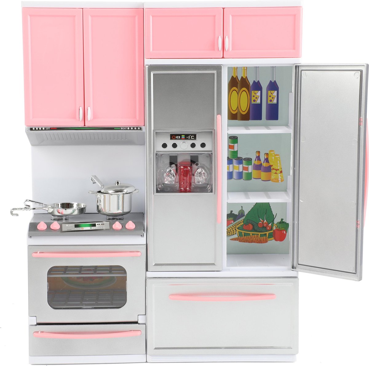 Keuken voor tienerpop met effects licht en geluid - Laurens keukenset