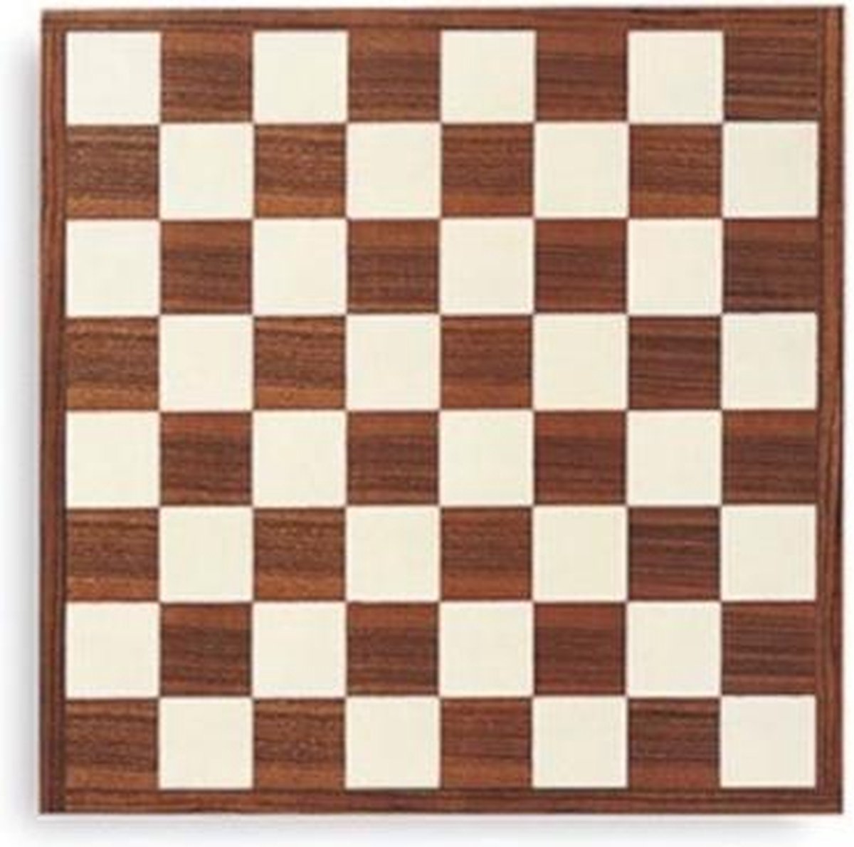 Dal Negro Schaakbord 31 X 31 Cm Hout Bruin/wit