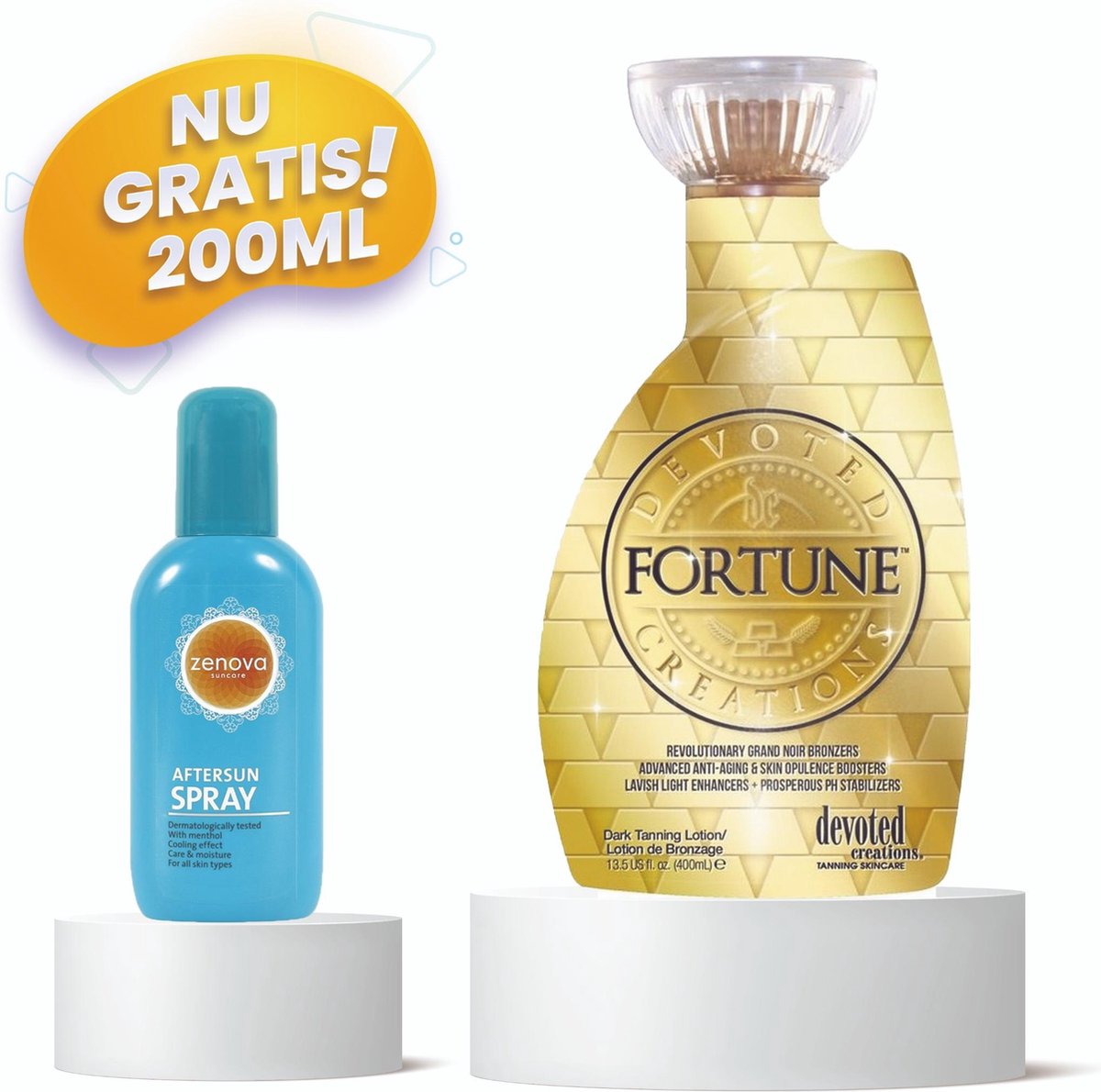 Devoted Creations Â® Fortune Zonnebankcrème - 400 ml