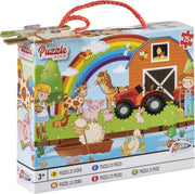1 puzzel van 35 x 25 CM | Grafix puzzel | Elke puzzel 25 puzzelstukjes | Boerderij puzzel / Eenhoorn puzzel / Zeemeermin puzzel