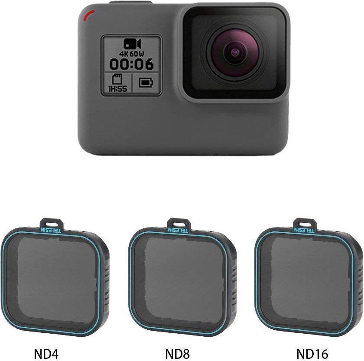 Pro Series Neutral Density Filter ND Filters ND4/8/16  Pack 3x Lens Filter