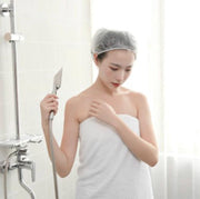 100 Elastisch Douche Haarnet - Wegwerp Douche Cap - Plastic Haarmuts - Drooghoud Haarkapjes