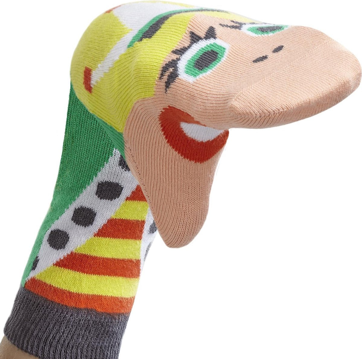 WALKYTALKIES - Kindersokken - Sokpop - Jonkvrouw - Prinses - Maat 27-30 - 5-6 jaar