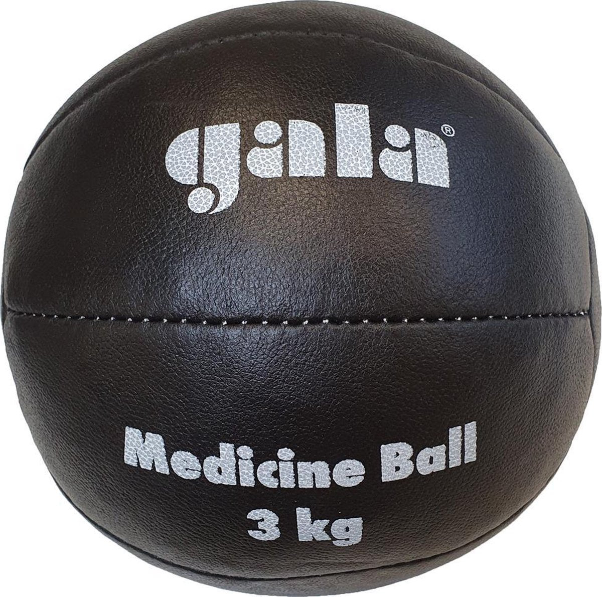 Gala Medicine Ball - Medicijn bal - 3 kg - Zwart Leer