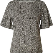 IVY BEAU Unis Blouse - Black/White - maat 38
