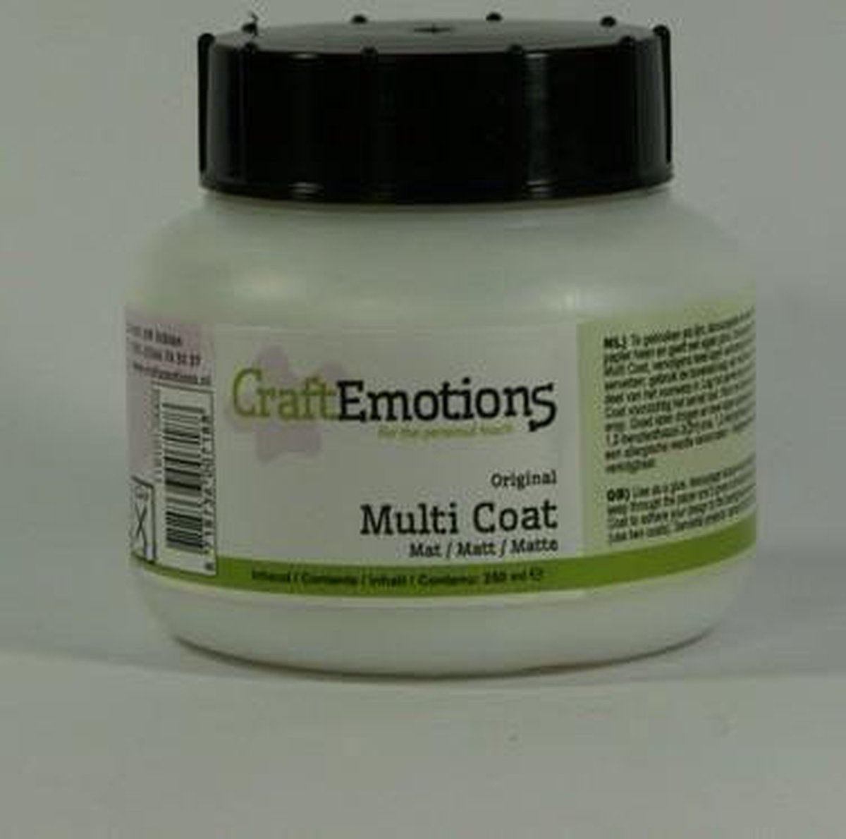 CraftEmotions  Multi coat mat 250 Milliliter