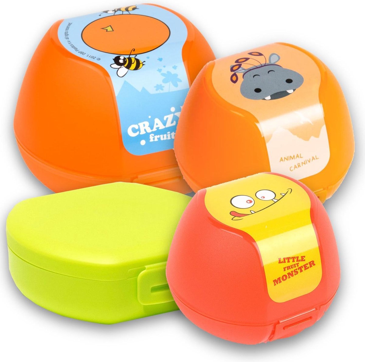 Voordeelpack 4 stuks amuse fruitbox - snackbox