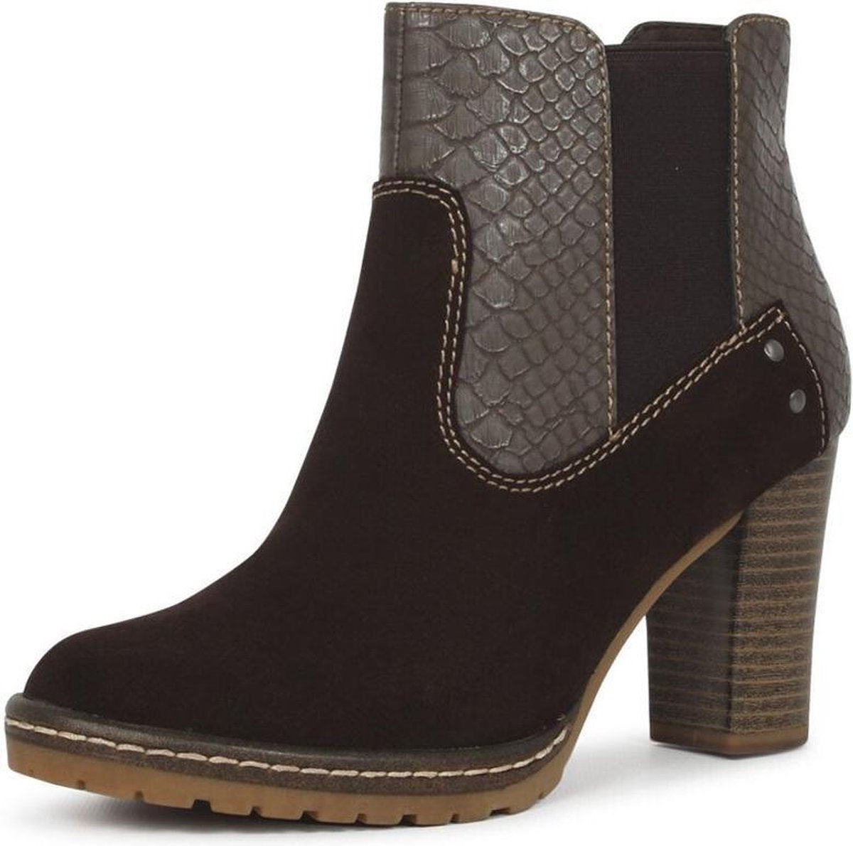 s.Oliver 25431 enkellaars bruin-38