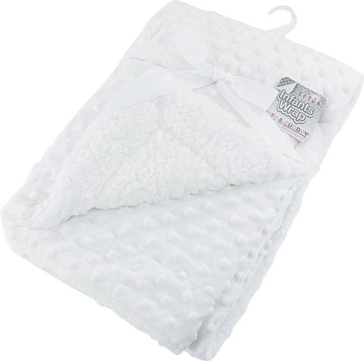 Soft Touch Babydeken Bubble 75 X 100 Cm Wit