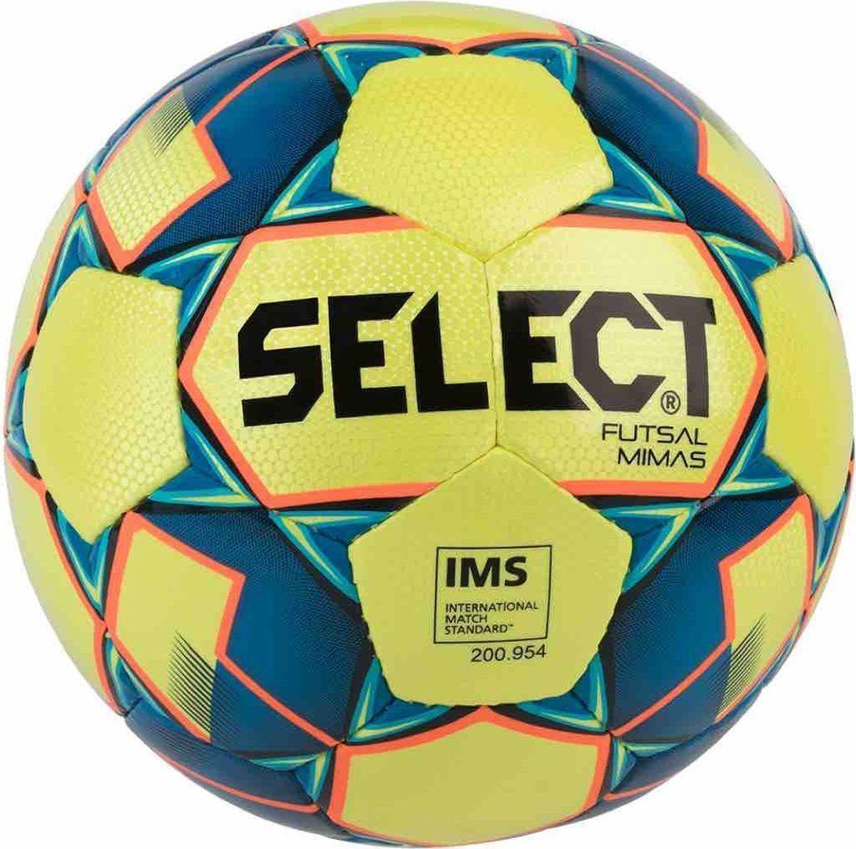 Select Futsal Mimas Voetbal - Geel / Marine / Fluo Oranje | Maat: UNI
