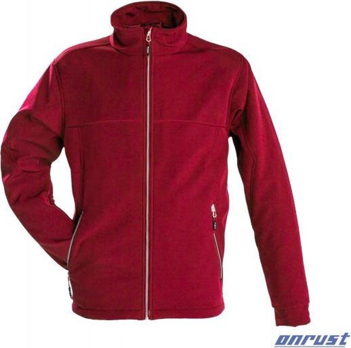 Kjelvik heren softshell jas Odense rood - maat XS