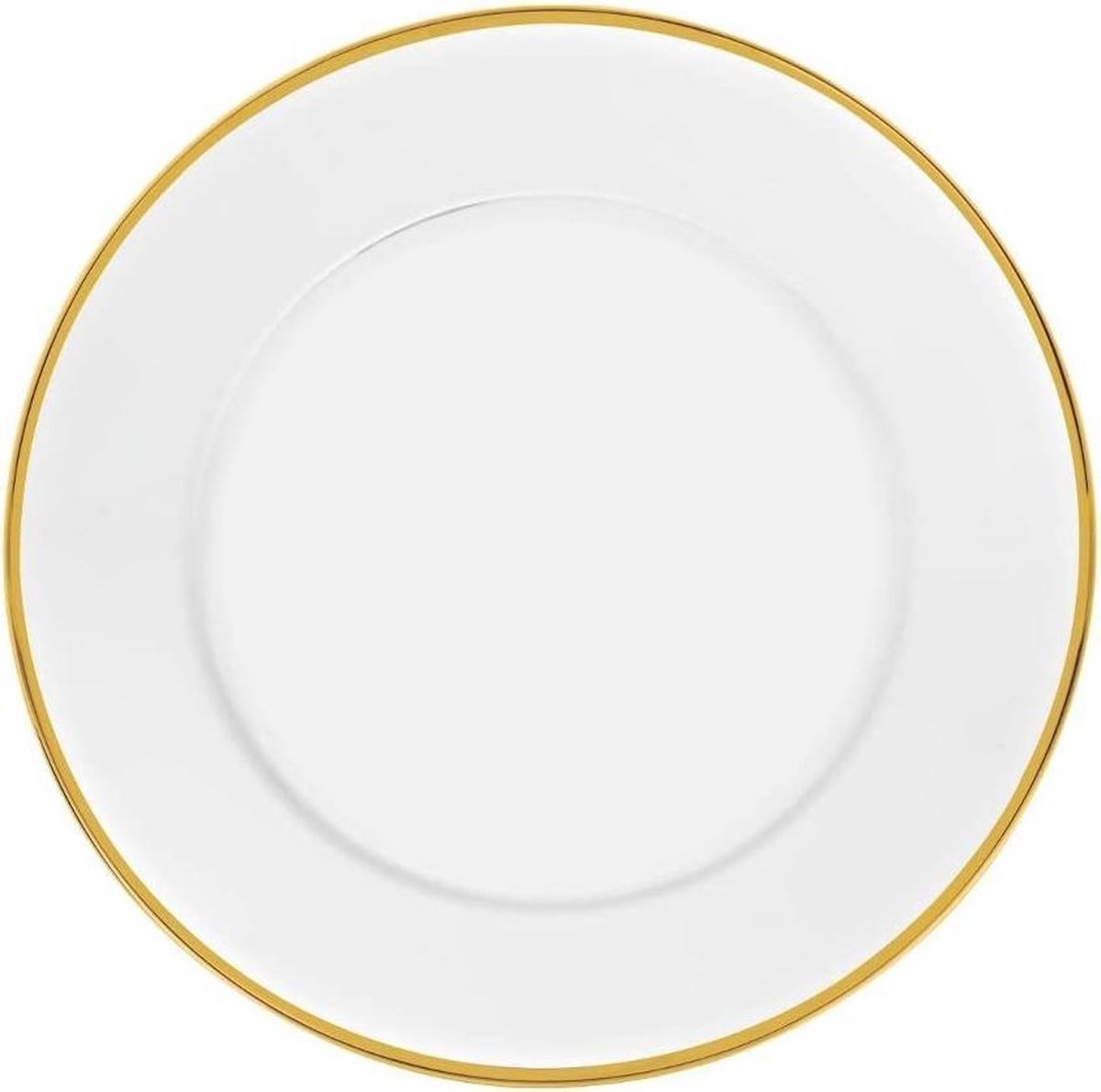 Vidivi Essenze onderzet bord 32cm. Gouden rand 2 stuks