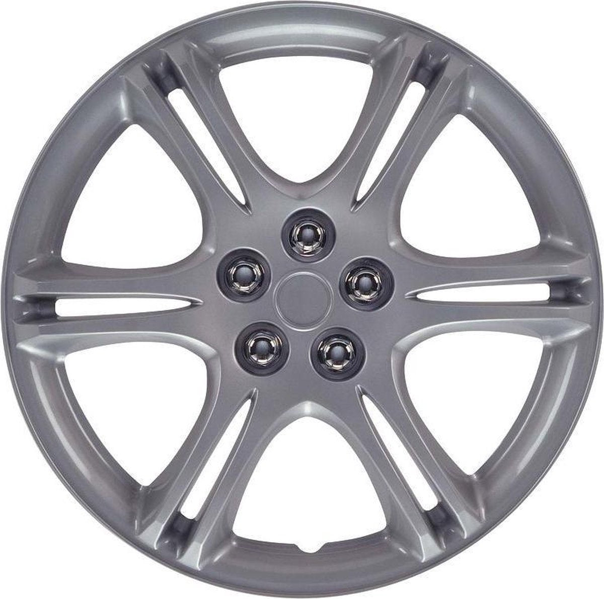 Autostyle Wieldoppen 14 inch Wyoming Zilver - ABS