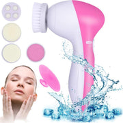 Zendella Luxe Gezichtsborstel 5-in-1 + GRATIS Gezichtborstel | Gezichtsreinigingsborstel | Reiniger | Gezichtsverzorging | Massage