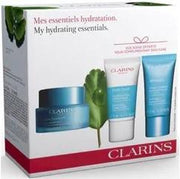 Clarins My Hydrating Essentials Giftset - Hydra-Essentiel Crème Normale/Droge Huid 50 ml + Fresh Scrub 15 ml + SOS Hydra Mask 15 ml - huidverzorging cadeauset