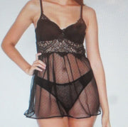 Hunkemöller Babydoll - Zwart - Maat S