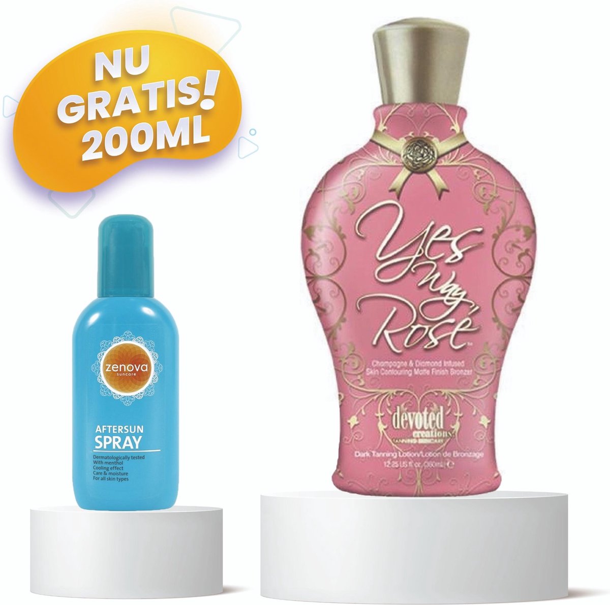 Devoted Creations Â® Yes Way Rose Zonnebankcrème - 360 ml