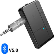 BT20 Bluetooth Receiver V5.0 Draadloos AUX Auto Adapter - Bluetooth Versie 5.0 - Muziek Audio Streamen - Handsfree Bellen