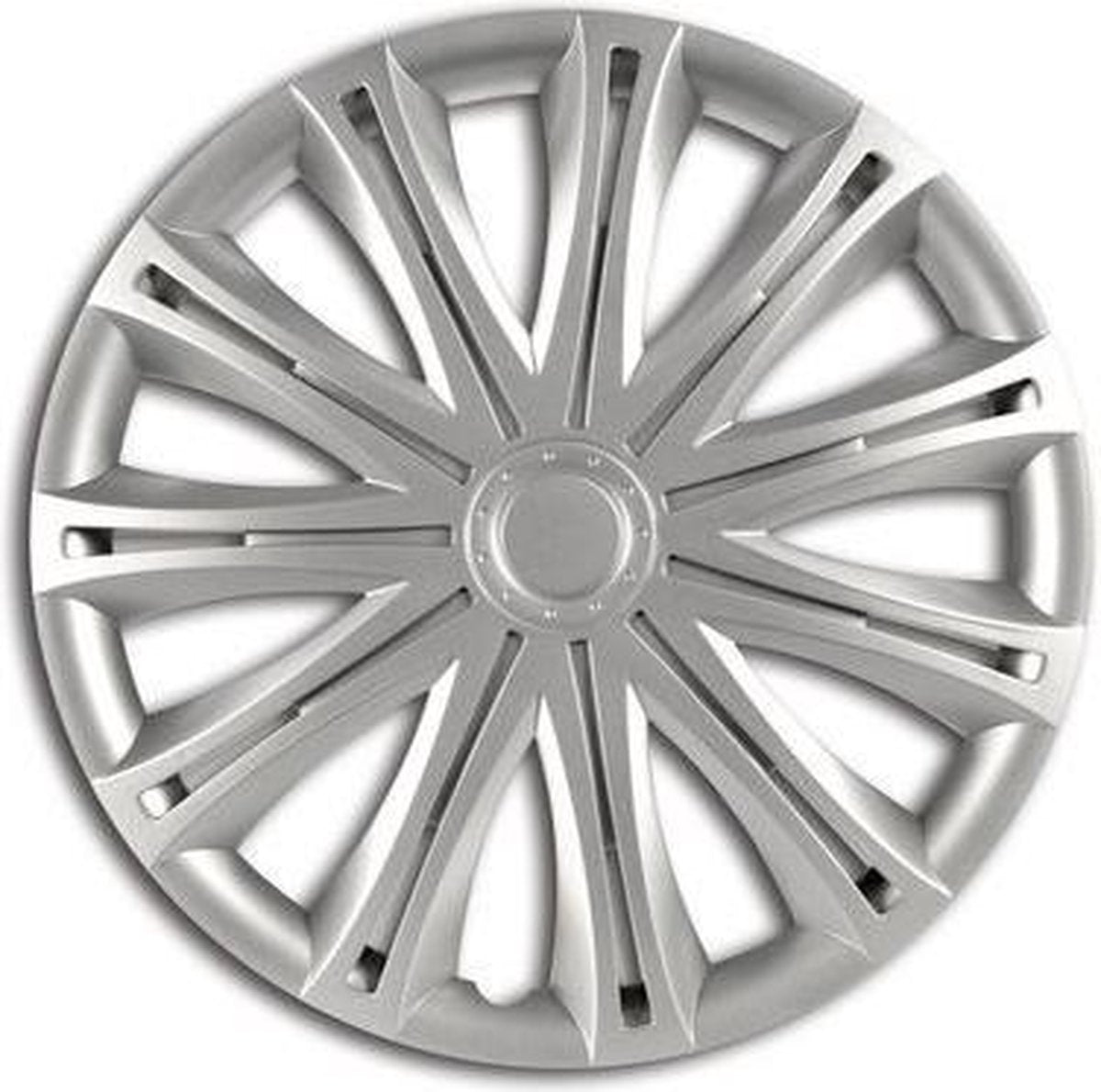 Car Plus Wieldoppen Alabama 13 Inch Abs Zilver Set Van 4
