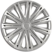 Car Plus Wieldoppen Alabama 13 Inch Abs Zilver Set Van 4