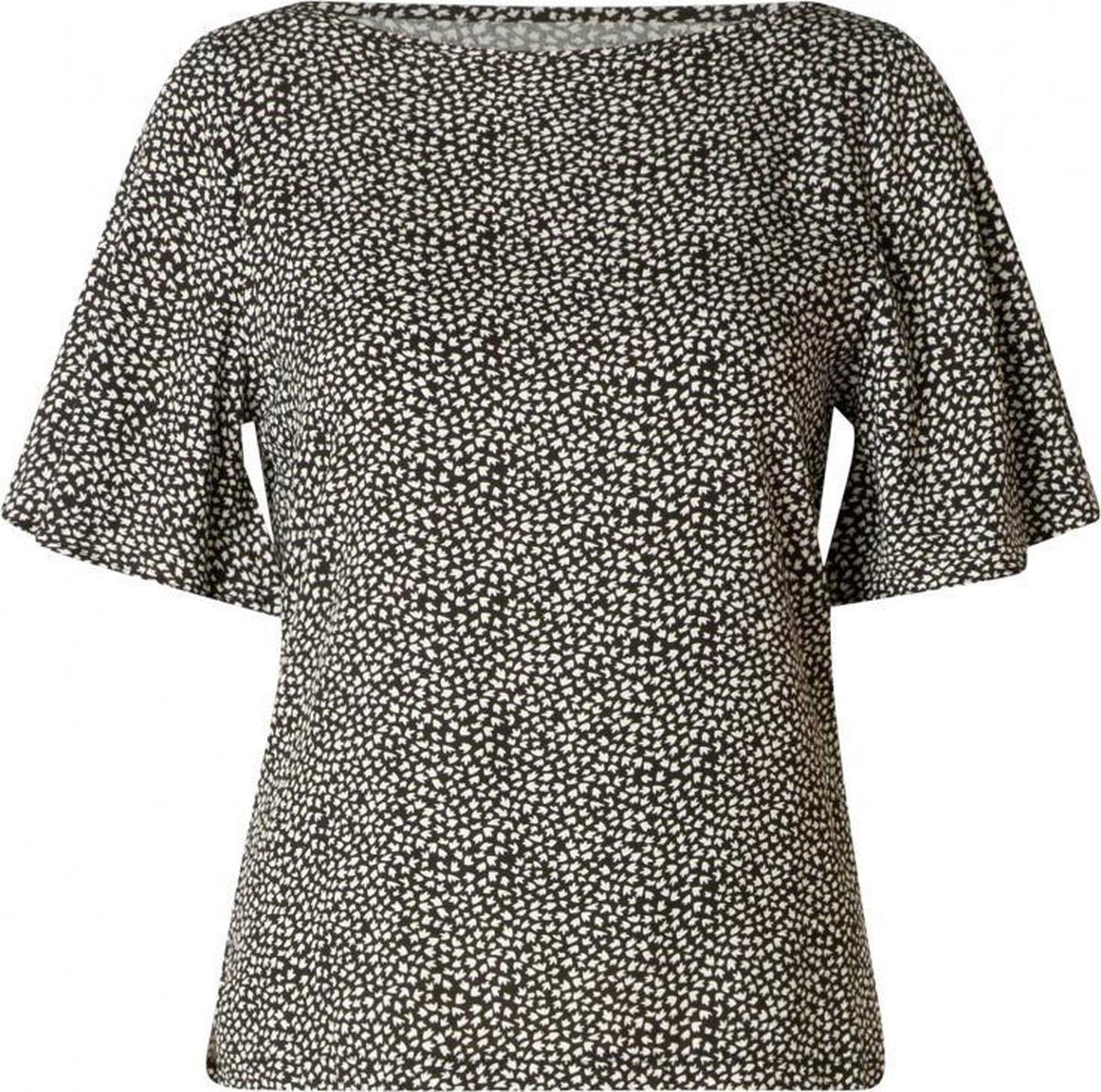 IVY BEAU Unis Blouse - Black/White - maat 44