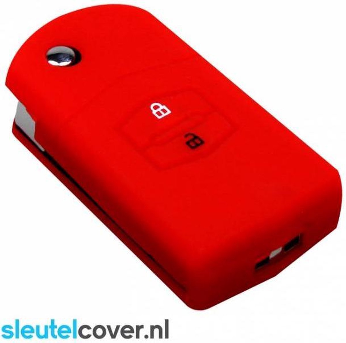 Mazda SleutelCover - Rood / Silicone sleutelhoesje / beschermhoesje autosleutel