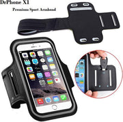 DrPhone X1 - Reflecterende Sportarmband - Premium Hardloop Band voor elke Sport - Waterafstotend - Comfortabel - Verstelbaar - Oordoppen Aansluiting - Kaartvak - Sleutelvak - Geschikt voor o.a. Samsung S10 / S10 Plus / A50 / A80 etc tot 6.5 inch