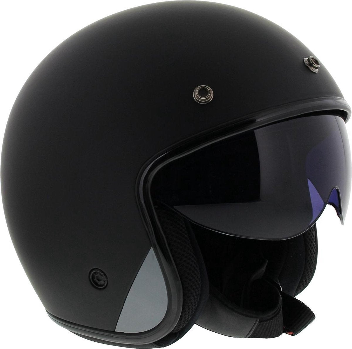 LS2 OF601 Bob HPFC jet motorhelm mat zwart