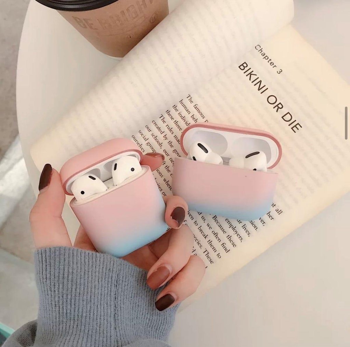 AirPods Cover - Pink/Blue