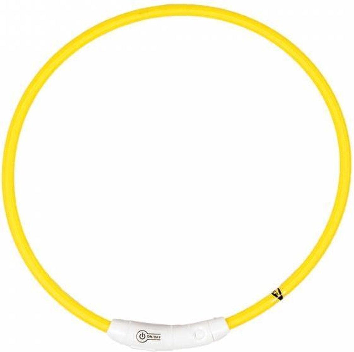 Flash light halsband 35 cm Geel