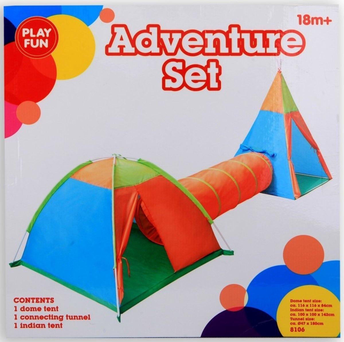 Playfun Speeltenten Set Multicolor