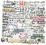 Winkrs - Stickermix met Quotes en Teksten - Stickers 50 stuks
