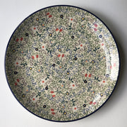 Bunzlau dinerbord rode tulpjes