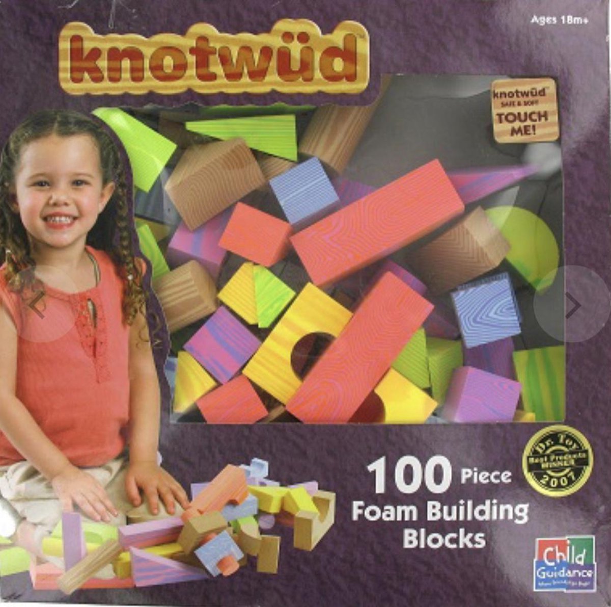 Knotwüd Foam 100 bouwblokken vanaf 18 maanden