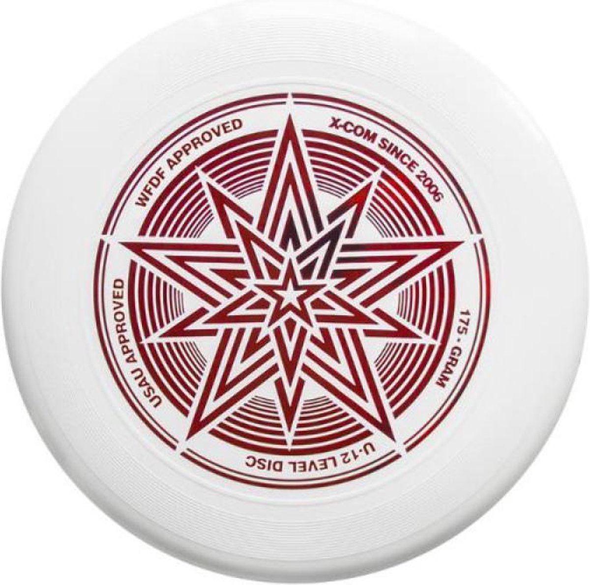 X-COM Ultimate Star Frisbee - 175 gram - Wit
