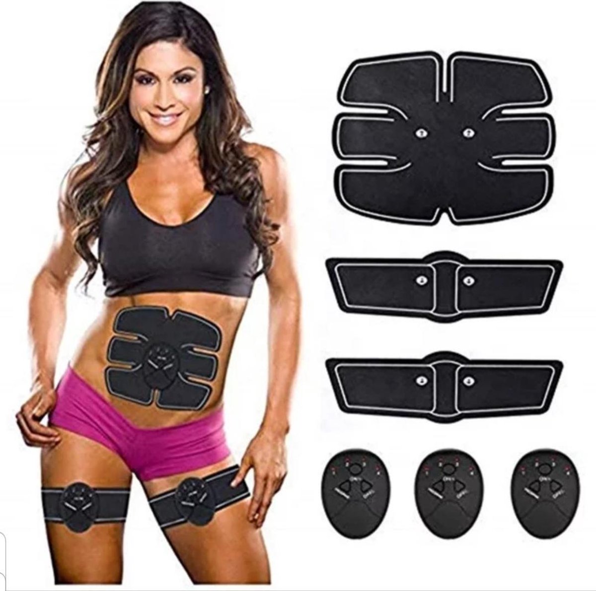 Buikspier Trainer - EMS Elektrische buikspieren - Trainer - Sixpack - 24 Gratis Gel pads - Zomer - Beachbody