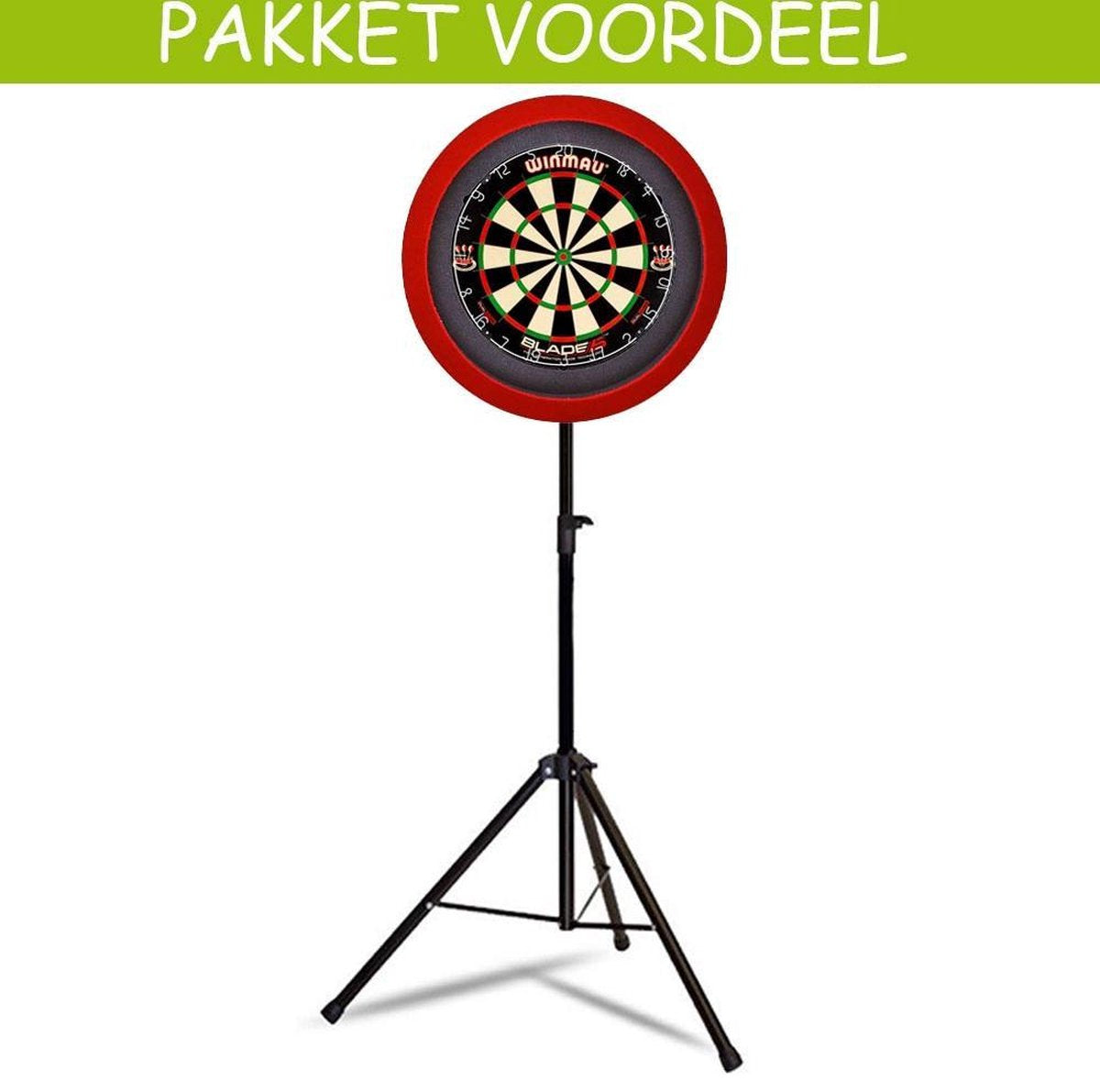 Mobiele Dartbaan VoordeelPakket Basic - Dual Core-Dartbordverlichting Basic (Rood)