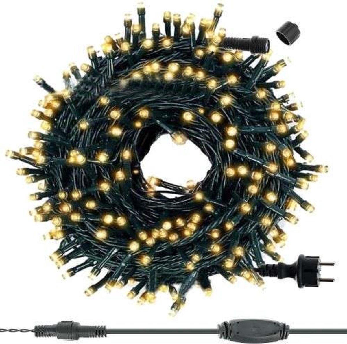 Kerstverlichting - 200 LED - Warm Wit - 20 meter - Combineerbaar