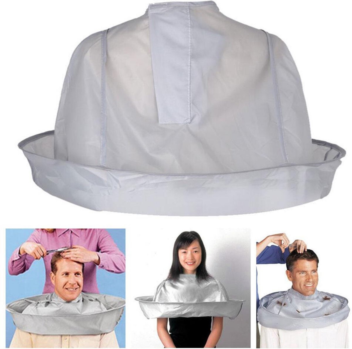 HMerch™ Haaropvangende kapmantel - Kappersmantel - Kappersschort - Volwassenen / Kinderen - Kapper - Kappers - Kapper - Kapster