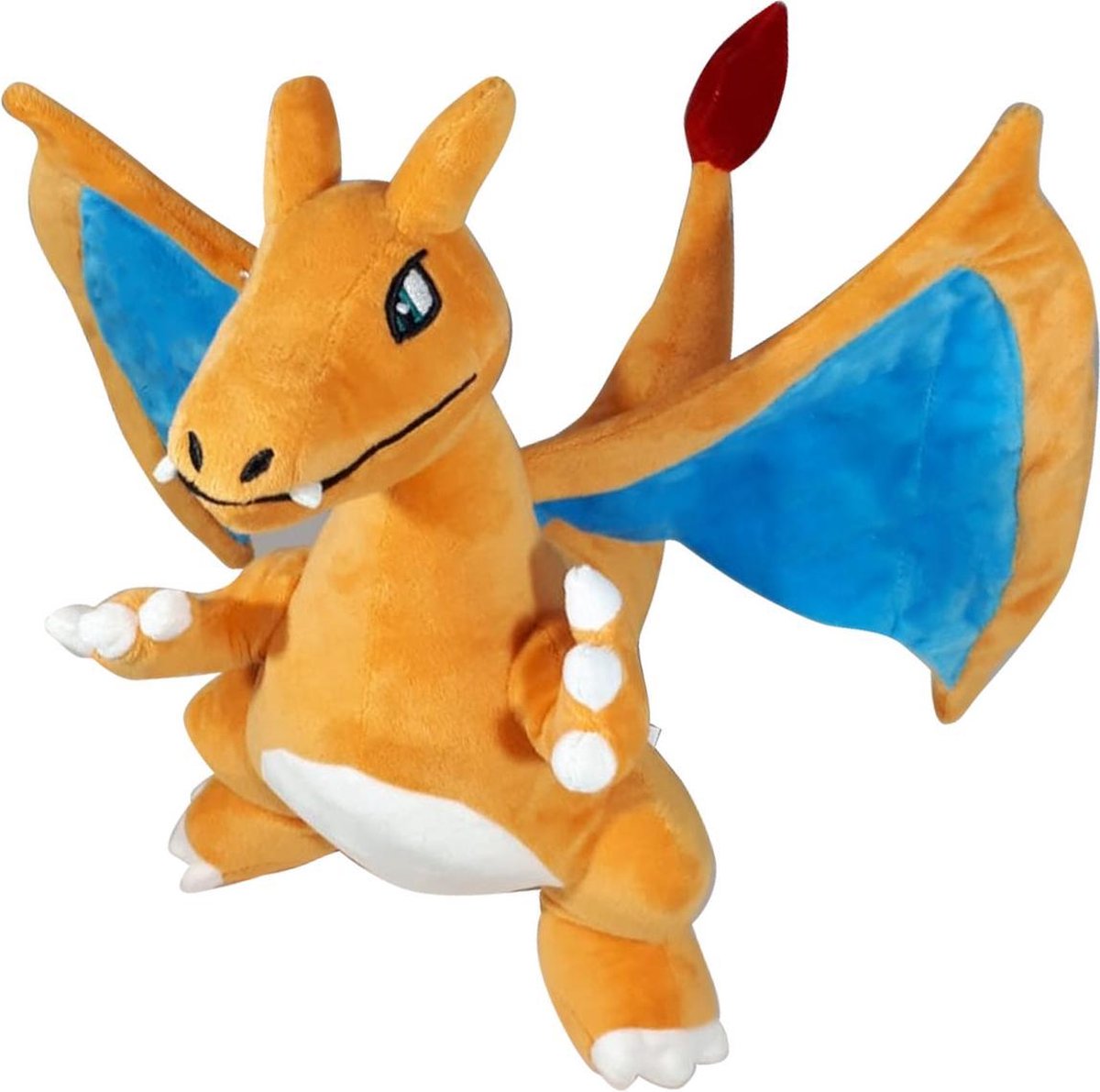 Charizard Pluche Pokémon Knuffel 30 cm | Bekend van de Pokemon Kaarten sword en shield en Friends Riolu Eevee Greninja Lucario Mew Charmander |