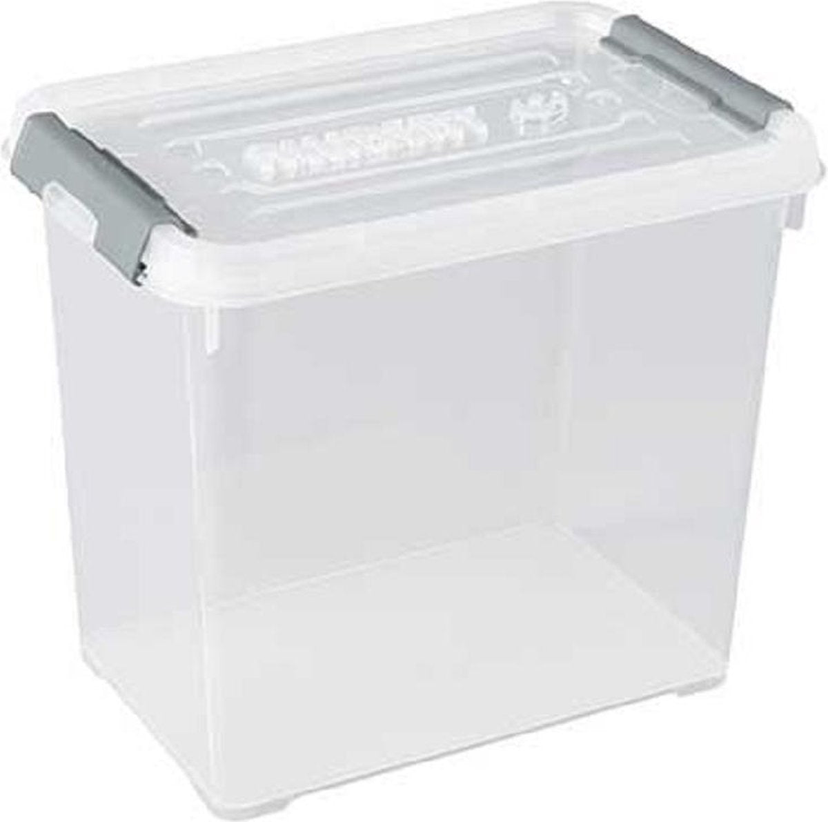 Handy Plus - Opbergbox - 9 Liter -  Transparant - (set van 4)