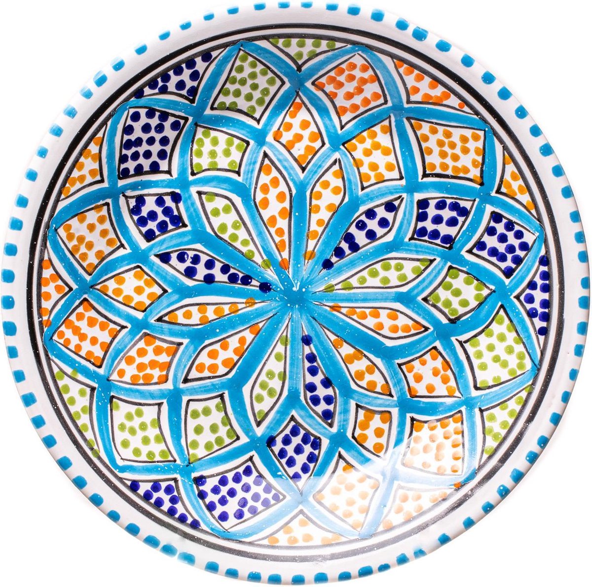 Sareva Ontbijtbord Turquoise Ø 24 cm