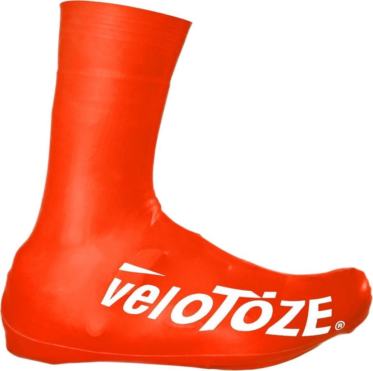 Velotoze Overschoenen Road 2.0 Rubber Rood Maat Xl